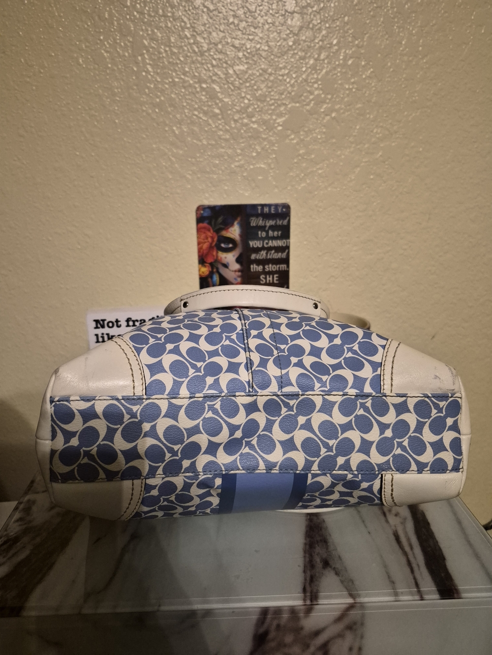 Coach Patterned Tote Bag with Coin Pouch - Picture 9 of 16